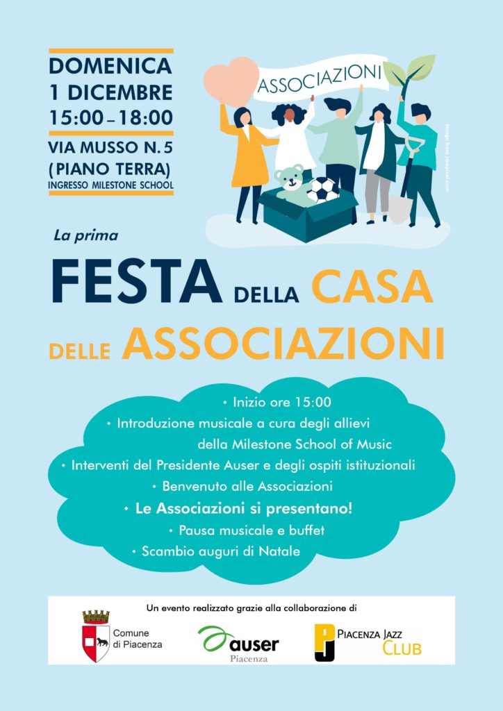 Locandina Festa Casa Associazioni