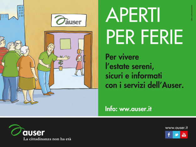 aperti per ferie estate auser centro estivo climatizzato piacenza